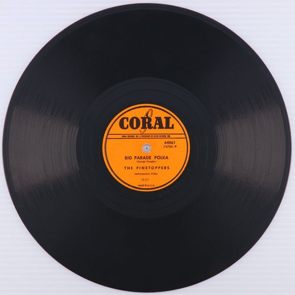 The Pinetoppers - Mockin' Bird Hill / Big Parade Polka 1950 78 rpm Record 64061 - Picture 4 of 16